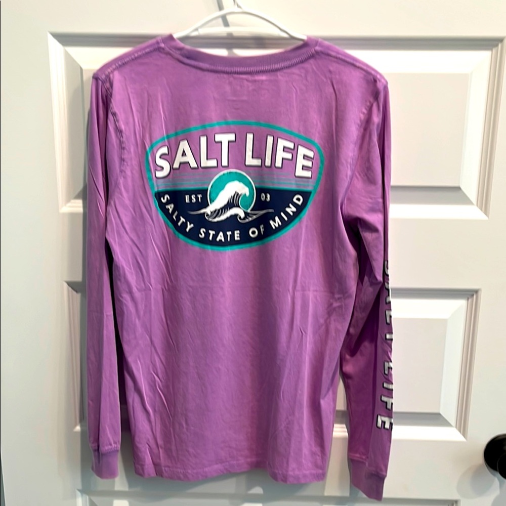 Salt Life Purple Long Sleeve Shirt